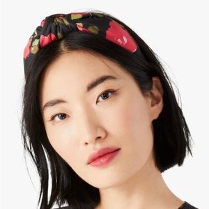 ♠️🌹Kate Spade 🌹♠️ Rosy Knotted Headband sold out online!  NWT
